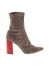 Jeffrey Campbell Plaid Brown Ankle Boots Size 9 - photo 1