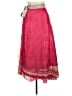 Sacred Threads 100% Polyester Paisley Pink Casual Skirt One size - photo 2