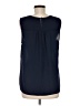 Les Serein 100% Polyester Blue Sleeveless Blouse Size M - photo 2
