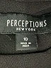 Perceptions Solid Black Casual Dress Size 10 - photo 7