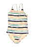 Athleta Stripes Yellow One Piece Swimsuit Size 16 - photo 1
