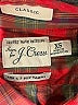 J.Crew 100% Cotton Plaid Red Long Sleeve Button-Down Shirt Size XS - photo 3