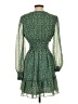 Max Studio 100% Polyester Paisley Green Casual Dress Size S - photo 2