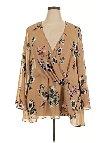 Torrid 3/4 Sleeve Blouse (view 1)