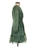 Max Studio 100% Polyester Paisley Green Casual Dress Size S - photo 4