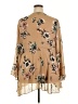Torrid 100% Polyester Tan 3/4 Sleeve Blouse Size 3X Plus (3) - photo 2