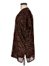 Adrienne Animal Print Brown Kimono Size M - photo 5