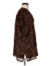 Adrienne Animal Print Brown Kimono Size M - photo 4