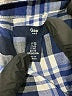 Gap Outlet Plaid Blue Long Sleeve Button-Down Shirt Size XS - photo 7