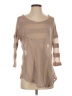 Saturday Sunday Tan 3/4 Sleeve Top Size S - photo 1