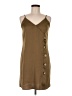River Island Solid Brown Casual Dress Size 8 - photo 1