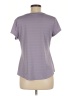 90 Degree by Reflex Solid Stripes Purple Active T-Shirt Size M - photo 2