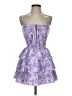 Shein 100% Polyester Paisley Purple Cocktail Dress Size 2 - photo 1