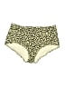 Solid & Striped Animal Print Yellow Swimsuit Bottoms Size S - photo 1
