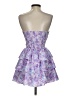 Shein 100% Polyester Paisley Purple Cocktail Dress Size 2 - photo 2