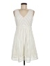 J.Crew 100% Polyester Ivory Casual Dress Size 8 (petite) - photo 1