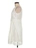 J.Crew 100% Polyester Ivory Casual Dress Size 8 (petite) - photo 5