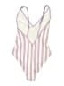 Kona Sol Stripes Purple One Piece Swimsuit Size S - photo 2