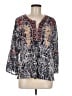 Sigrid Olsen 100% Polyester Blue Long Sleeve Blouse Size M - photo 1