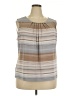Calvin Klein Gray Sleeveless Blouse Size 2X - photo 1