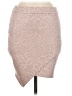 Just Fab Animal Print Pink Faux Leather Skirt Size M - photo 1