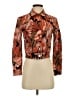 Cache Animal Print Orange Jacket Size 2 - photo 1