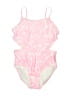 Old Navy Paisley Pink One Piece Swimsuit Size 10 - photo 1
