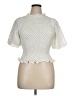 Sweet Rain Ivory Short Sleeve Blouse Size XL - photo 1