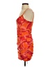 Superdown Tropical Marled Orange Cocktail Dress Size S - photo 5