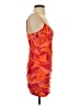 Superdown Tropical Marled Orange Cocktail Dress Size S - photo 4