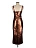 Micas Metallic Brown Cocktail Dress Size M - photo 2