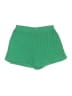 MNG 100% Cotton Solid Green Shorts Size M - photo 1