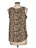 Faded Glory 100% Polyester Tan Sleeveless Top Size L - photo 2