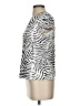 J. McLaughlin Animal Print Ivory Short Sleeve Blouse Size S - photo 5