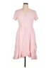 Unbranded Solid Pink Casual Dress Size XL - photo 1