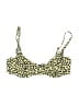 Solid & Striped Animal Print Yellow Swimsuit Top Size M - photo 1