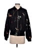 Bishop + Young 100% Polyester Floral Black Jacket Size S - photo 1