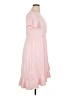 Unbranded Solid Pink Casual Dress Size XL - photo 4