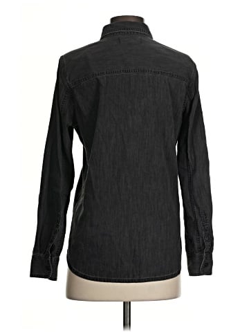 Madewell Denim Button-Up Shirt in Lunar Wash (view 2)