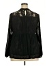 Torrid 100% Polyester Black Long Sleeve Blouse Size 2X Plus (2) - photo 2