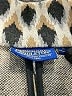 Pendleton 100% Cotton Chevron-herringbone Animal Print Graphic Jacquard Leopard Print Tan Ivory Blazer Size 1X - photo 6