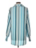 Unbranded Stripes Blue Long Sleeve Blouse Size L - photo 2