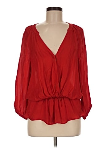 Joie 3/4 Sleeve Silk Top (view 1)