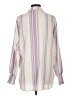 Unbranded Stripes Ivory Long Sleeve Blouse Size L - photo 2