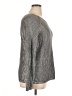 Chico's 100% Cotton Metallic Silver Pullover Sweater Size XL (3) - photo 4