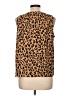 Nine West 100% Polyester Brown Tank Top Size L - photo 2