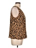 Nine West 100% Polyester Brown Tank Top Size L - photo 4