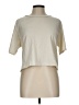 Lulus Ivory Short Sleeve Turtleneck Size L - photo 1