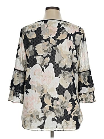 Isaac Mizrahi LIVE! 3/4 Sleeve Blouse (view 2)