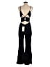 Zara Solid Black Jumpsuit Size S - photo 2